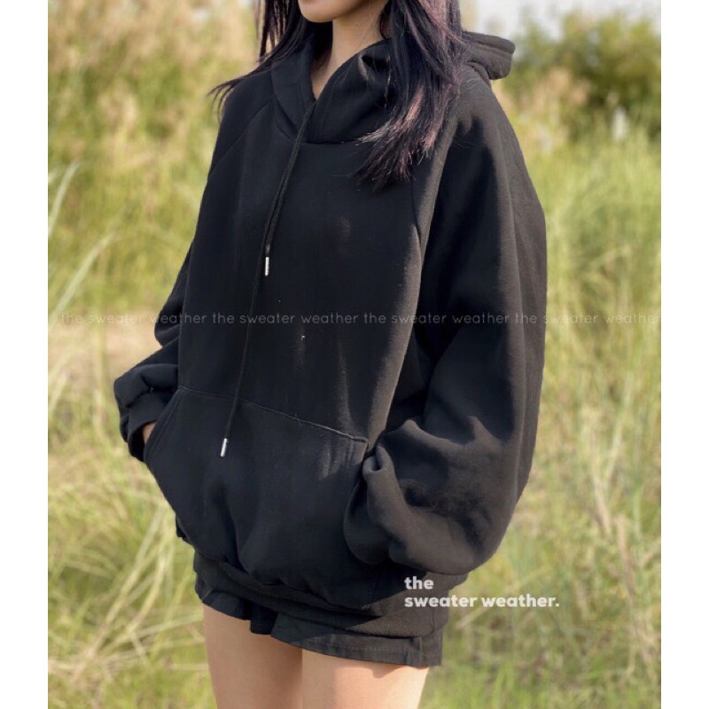 [Rẻ Vô Địch]Áo Hoodie Nỉ Bông Trơn(Có Sẵn Ảnh Thật)