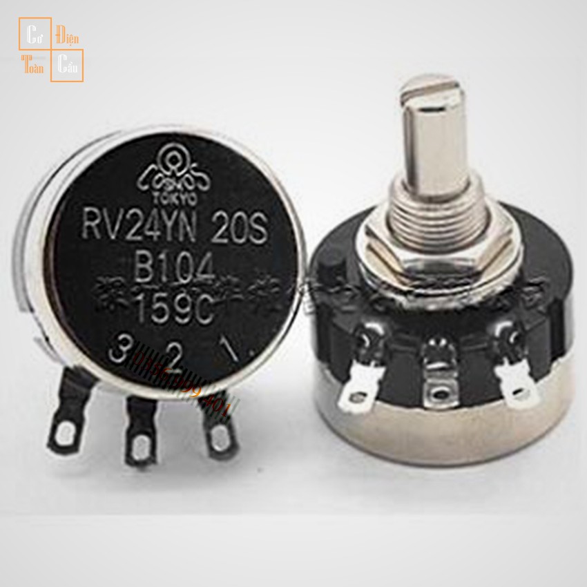 Biến trở tocos Biến trở xoay Chiết áp tocos  RV24YN 20S 1K 10K 100K 5k 50K 500K 2K 20K 200K Tocos B102 B103 B104