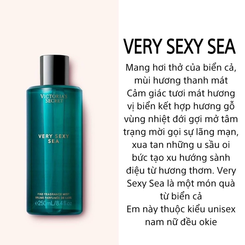 Xịt thơm toàn thân Victoria’s sea 250ml