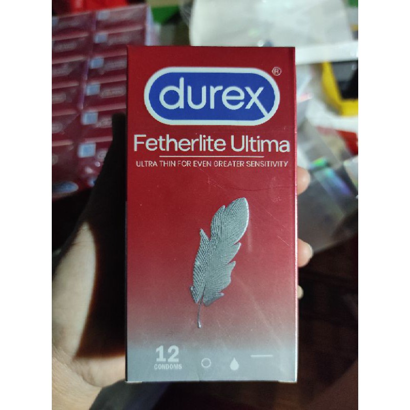[Hộp 12 bao] COMBO 2 hộp Durex Siêu mỏng Fetherlite Ultima tặng 1 Gel bôi trơn KY
