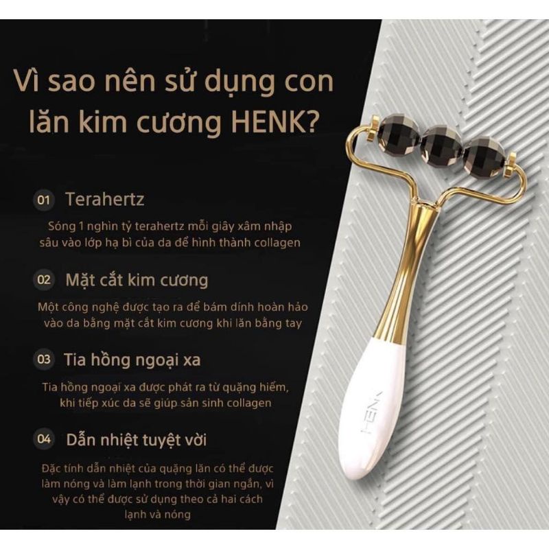 THANH LĂN MẶT HENK V1 DIA ROLLER NỘI ĐỊA HÀN QUỐC