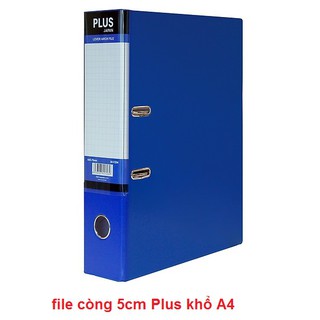 File còng bật Plus 5cm Khổ A4 (File Càng Cua)