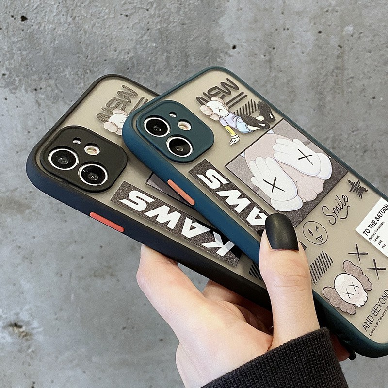 Ốp điện thoại mặt nhám bảo vệ camera cho Iphone 12 Mini 11 Pro Max X XS XR SE 2020 8 7 6 6S Plus | BigBuy360 - bigbuy360.vn