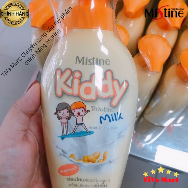 [Chính Hãng] Sữa Tắm Gội Cho Bé MISTINE KIDDY 400ml Mùi Sữa_Sản Xuất Tại Thái Lan_TiVa Mart