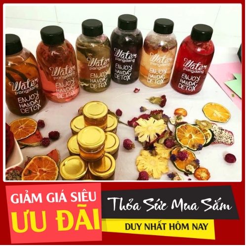 ❎{SALE SỐC}❎  ❣️Chai thủy tinh DETOX 650ML❣️