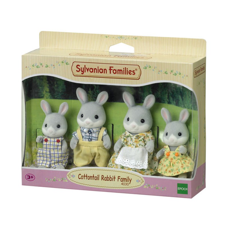 Đồ chơi nhà búp bê Sylvanian Families Gia đình thỏ bông 4030