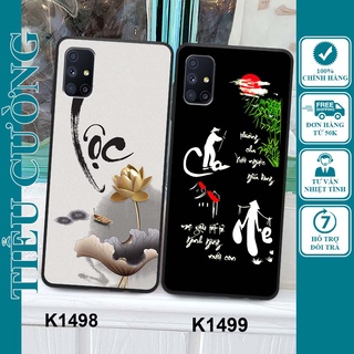 Ốp Samsung M51 in hình thư pháp siêu đẹp, bền và rẻ