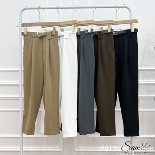 Quần baggy vải