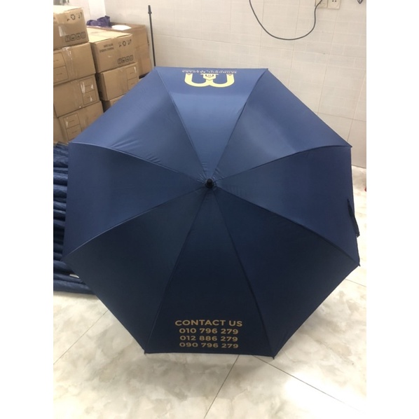 DÙ chơi golf in logo theo yêu cầu. Nhận làm từ 30 cây