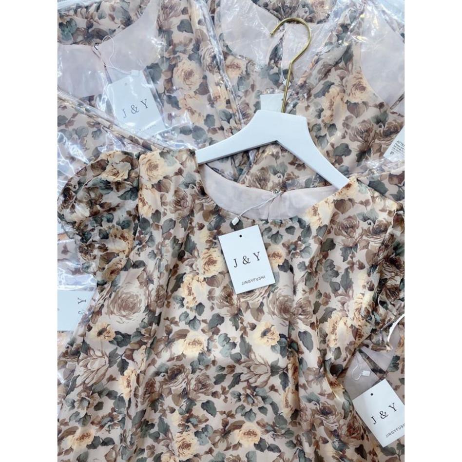 VÁY HOA VOAN HAI LỚP SIÊU XINH | BigBuy360 - bigbuy360.vn