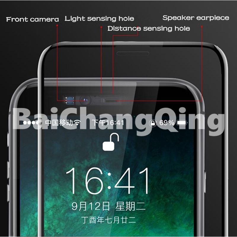 Kính cường lực dán toàn màn hình thích hợp cho IPhone 6 7 8 Plus X XR Xmax 11 12pro Pro Max