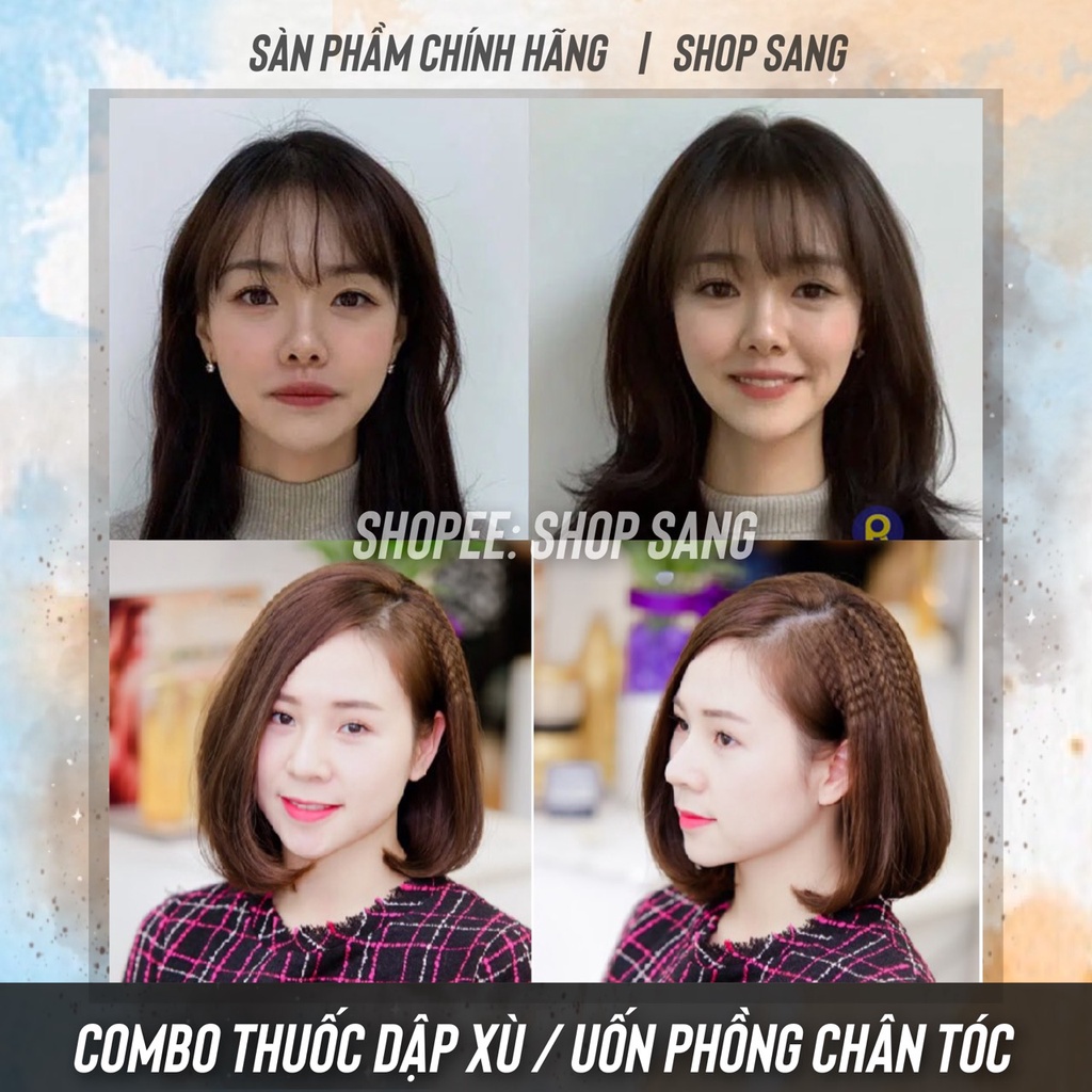 Combo Thuốc Uốn Phồng Chân Tóc/ Dập Xù Luxsons + 3 Kẹp