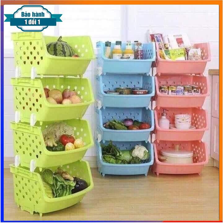 [ Gía siêu rẻ ] KỆ NHỰA NHÀ BẾP 4 TẦNG  CAO CẤP ALS