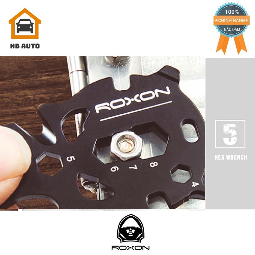 Móc Khóa Đa Năng Hình Đầu Lâu Roxon Skull Shape Key Tool S704