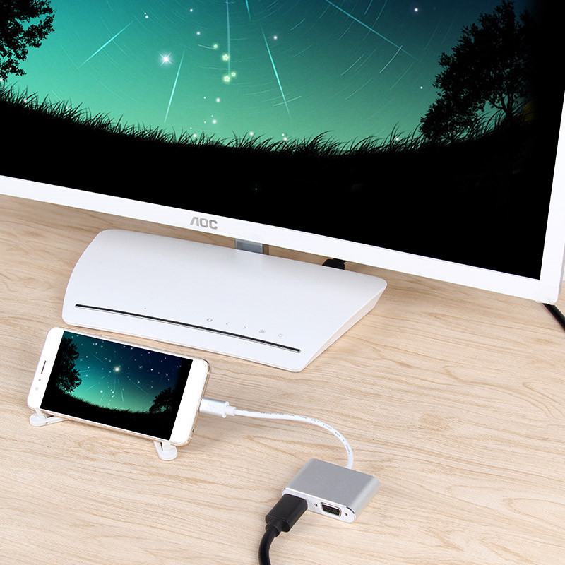 Bộ ChuyểN ĐổI HUB USB 3.1 Sang HDMI 4K VGA 1080P 4K 1080P Cho Laptop / MacBook / TV