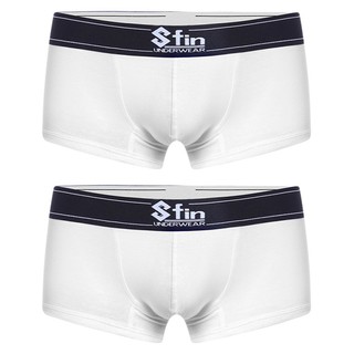 Combo 02 quần lót nam boxer SFIN _ BS01T (màu trắng)