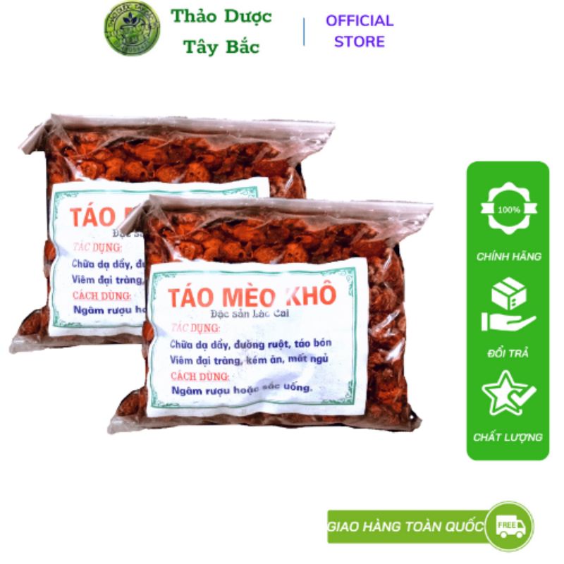 Táo mèo khô tây bắc hàng đẹp gói 1kg