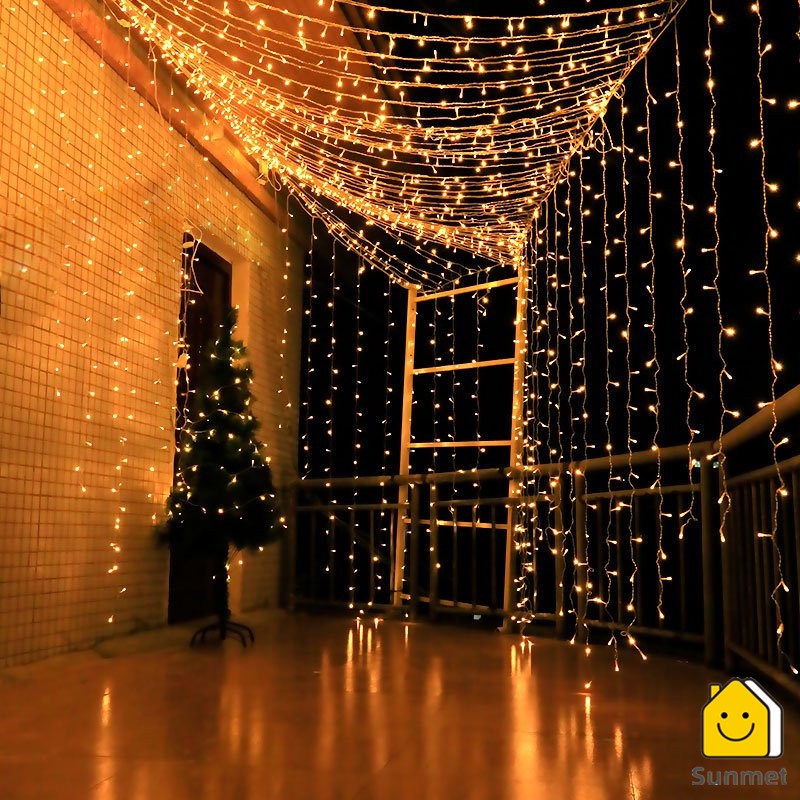 Dây Đèn LED chớp 10M 50M cắm điện DECOR trang trí NOEL, giáng sinh, ngoài trời ,lễ tết, ban công