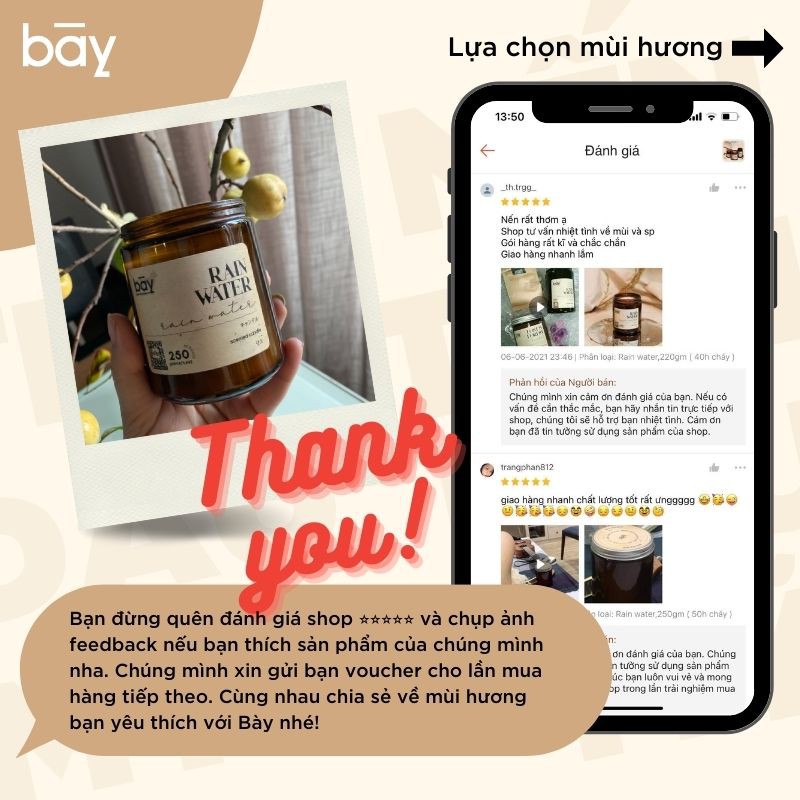 Nến thơm phòng Signature [FREESHIP]  tinh dầu nhập khẩu Mỹ, khử mùi, thư giãn sáp đậu nành, bấc cotton, không khói