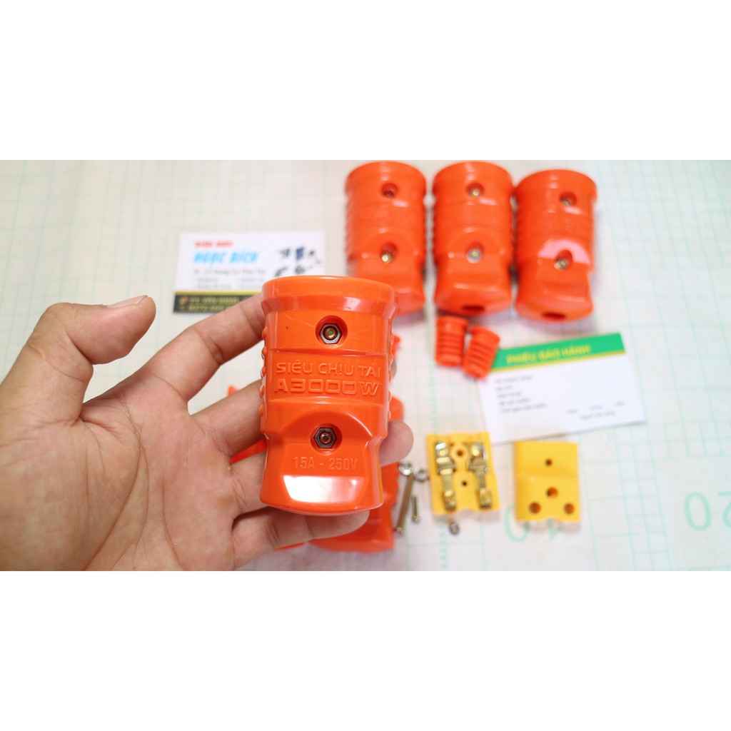[SIÊU BỀN] Phích Cái Siêu Chịu Tải SOPOKA A3000W-Đ