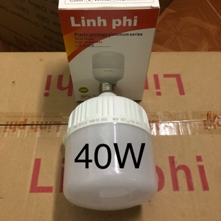 Bóng đèn Led Bulb 40W/ Linh Phi đui xoáy e27 siêu sáng- siêu bền.