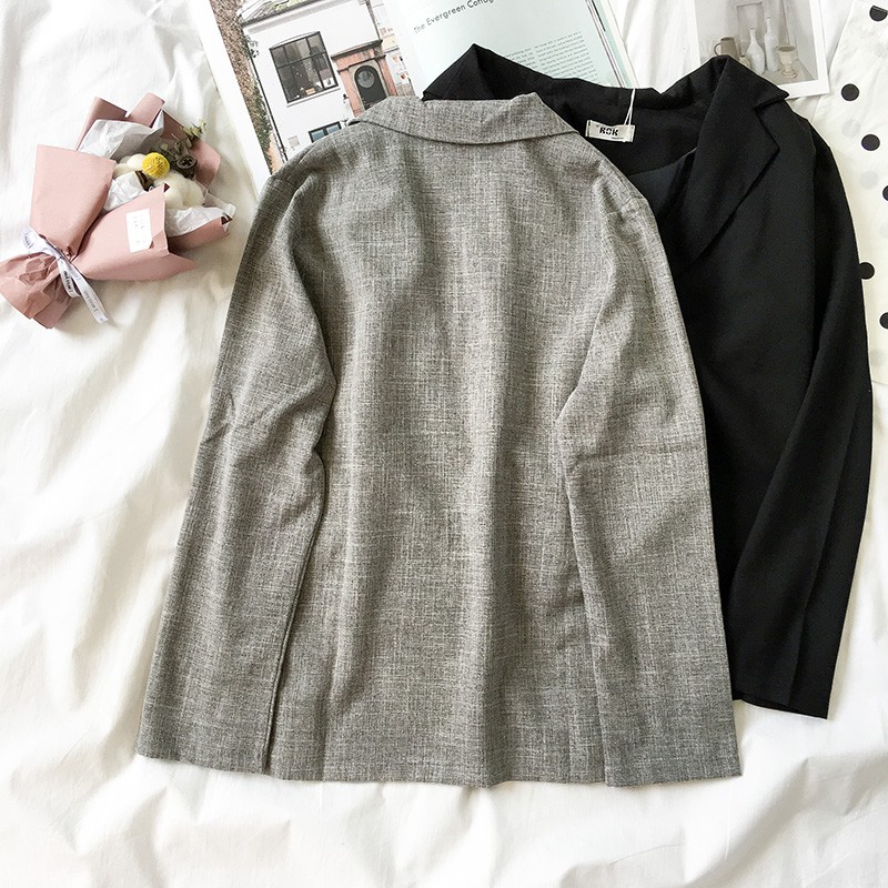 Áo blazer một màu , áo khoác ulzzang | BigBuy360 - bigbuy360.vn