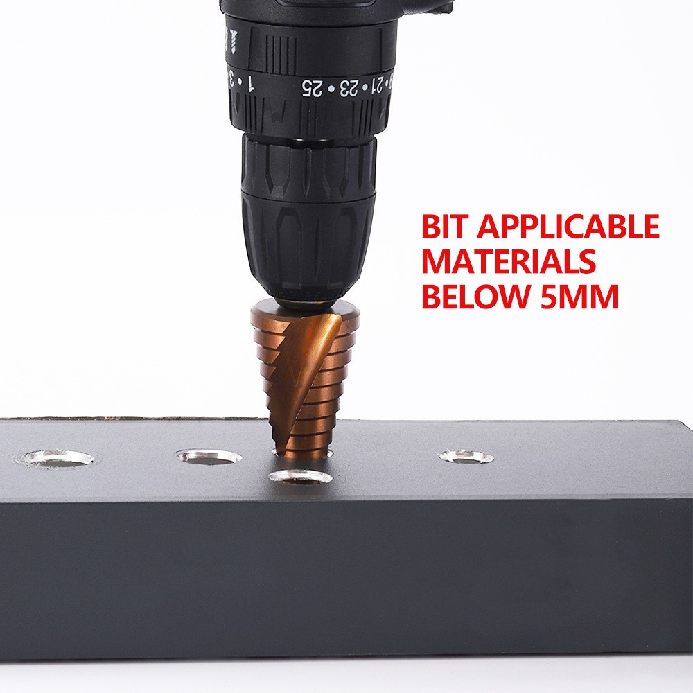 Mũi Khoan M35 4-12 / 4-20 / 4-32mm HSS Xoắn Ốc Bằng Thép Không Gỉ