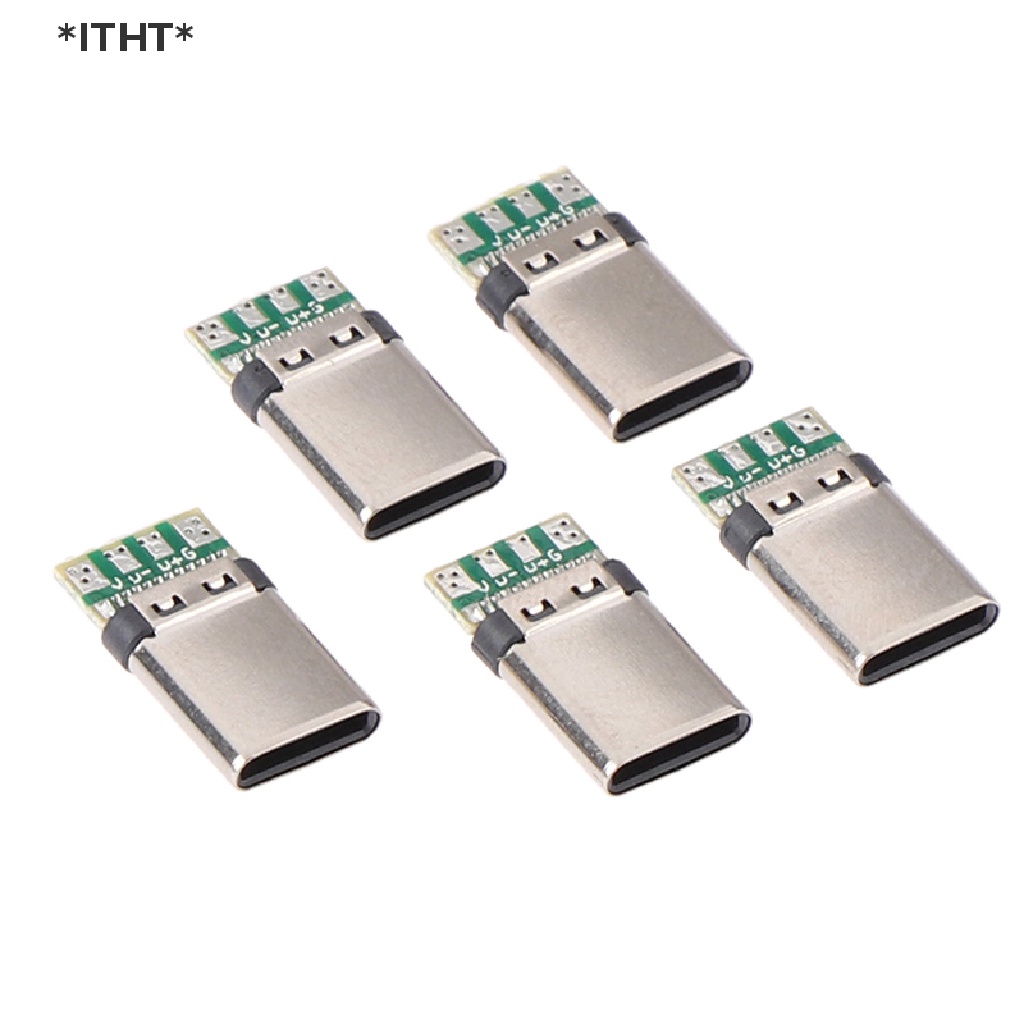 Bộ 5 Ổ Cắm Kết Nối USB 3.1 Type C Đầu Cắm Cho Máy Tính DIY