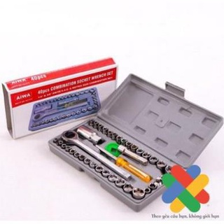 Bộ dụng cụ sửa chữa ô tô xe máy 40 món