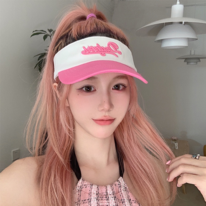 Nón Lưỡi Trai Nửa Đầu Thêu Chữ Thời Trang Hàn Quốc