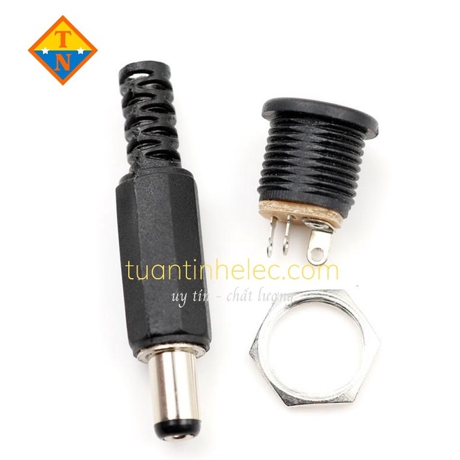 Đầu nối, giắc nguồn DC 5.5mm x 2.1mm