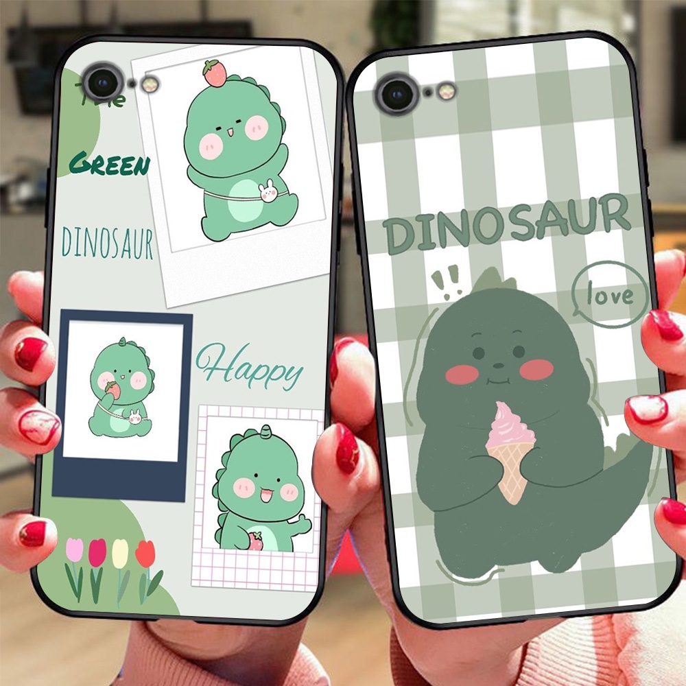 Ốp lưng điện thoại Iphone 6 / ip 6S / ip 6 Plus / ip 6S Plus khủng long xanh dino saur