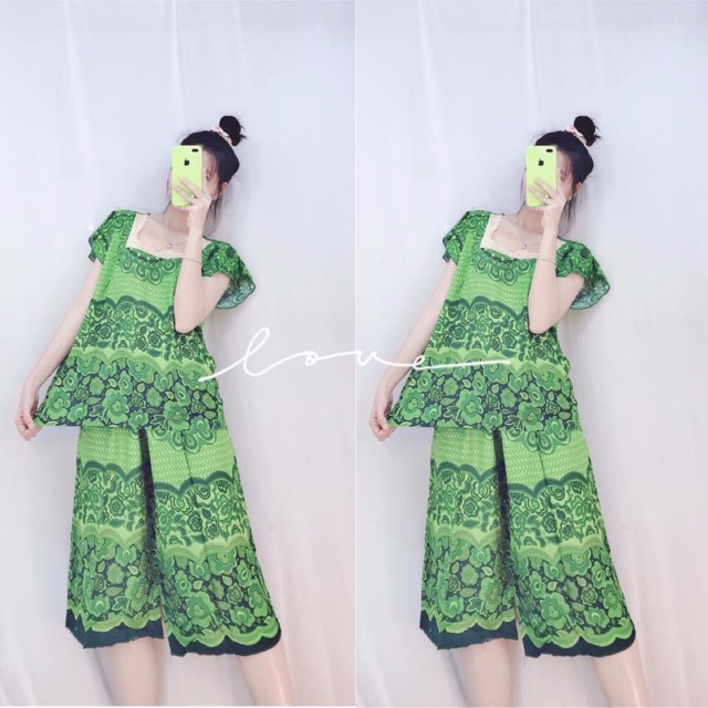 Bộ lửng bigsize phối ren cổ