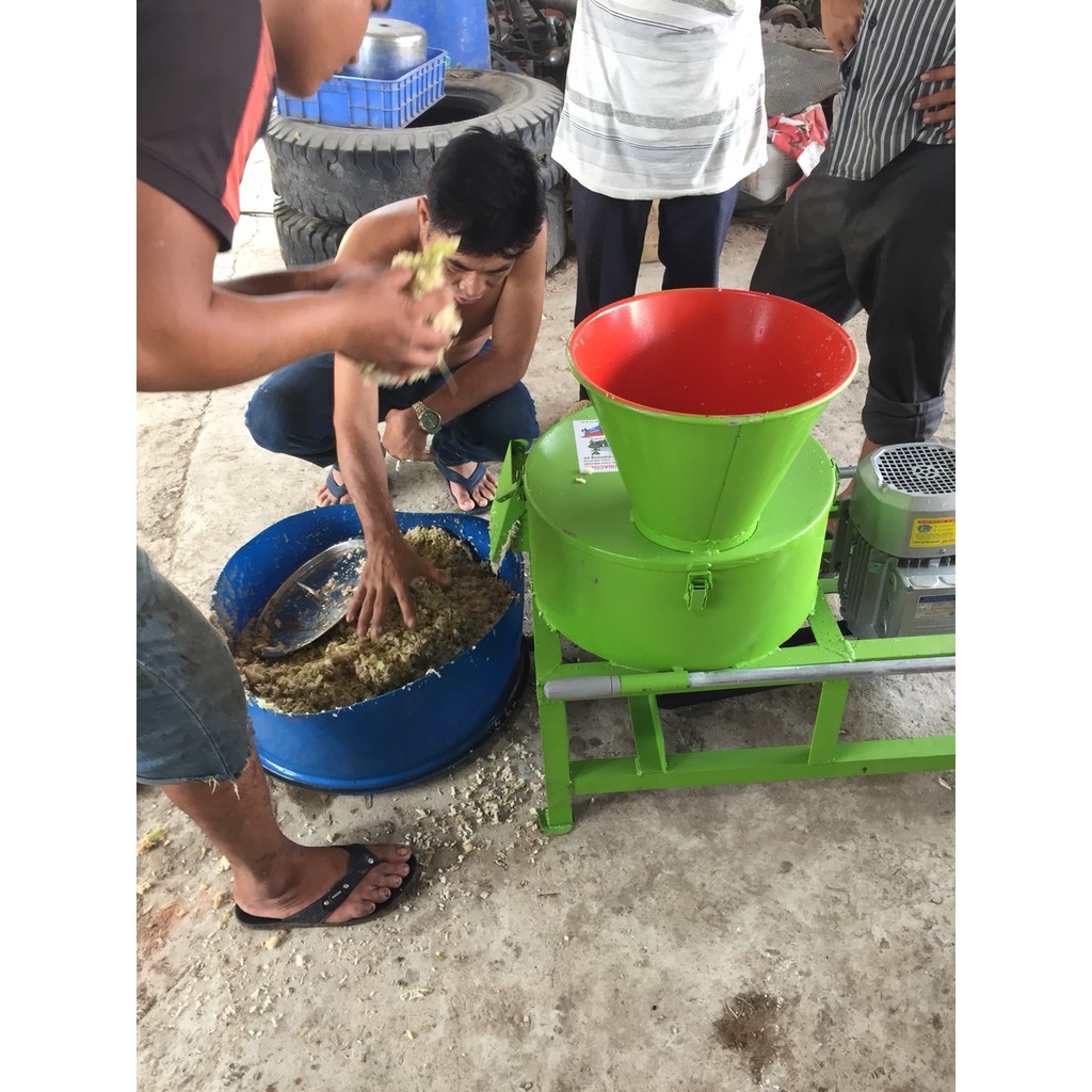 Máy băm chuối băm cỏ đa năng okasu mới nhất 2019