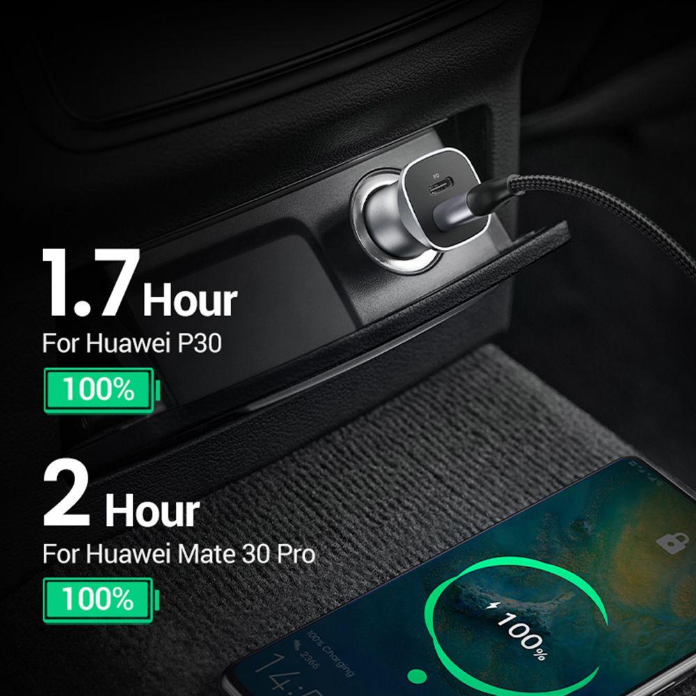 MYRONGVN Củ Sạc Nhanh QC3.0 Cho Xe Ô Tô