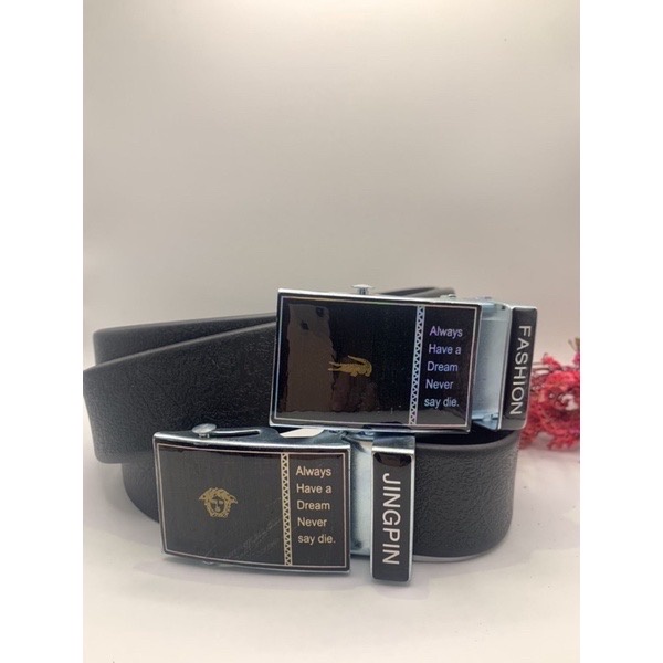 Dây nịt da học sinh - Thắt lưng nam khóa lăn