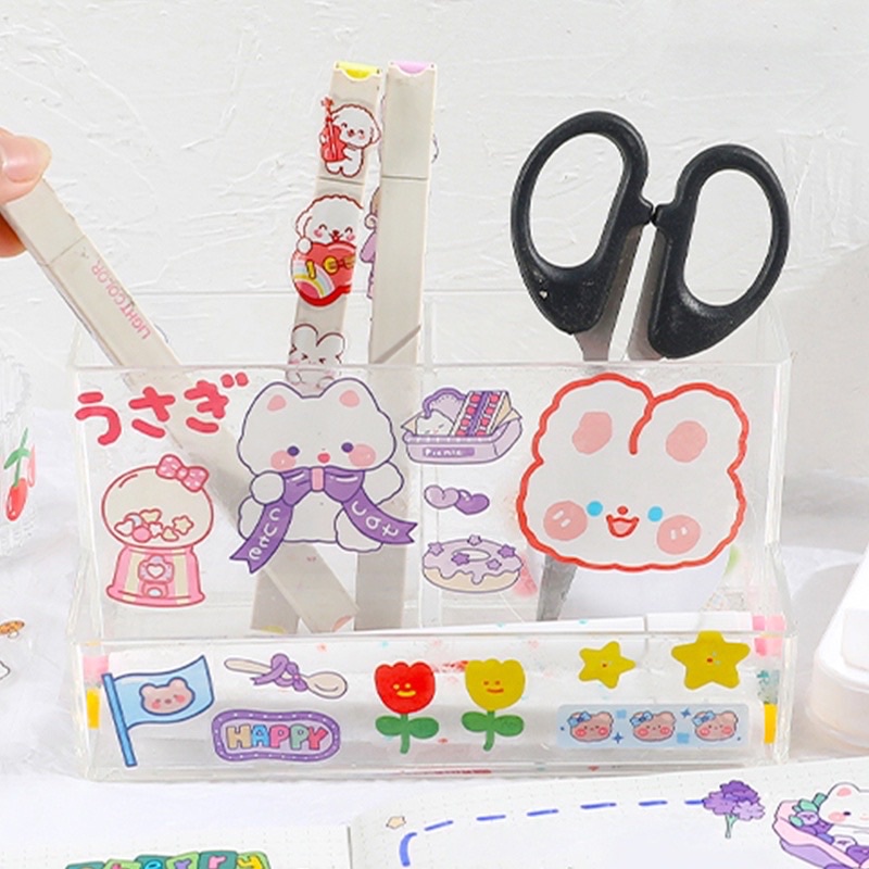 Sticker dễ thương chống nước dán mũ bảo hiểm , điện thoại, ipad, bình nước, hộp bút