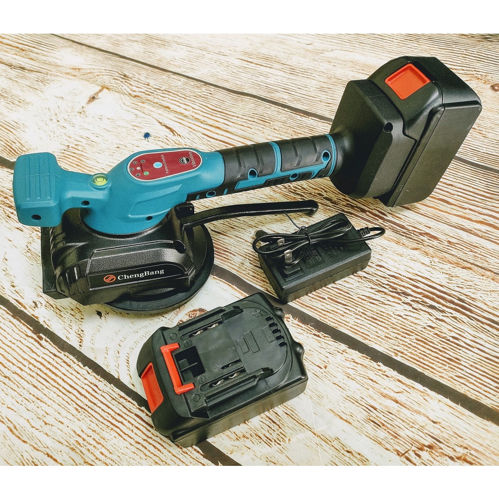 SV Máy rung ốp lát gạch men, máy đầm rung dùng pin 18V - 21V  5 cấp rung