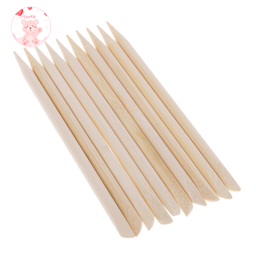 [whbadguy]10Pcs Bamboo Wooden Stylus Tools Ideal For DIY Children Scratch Art Surfaces