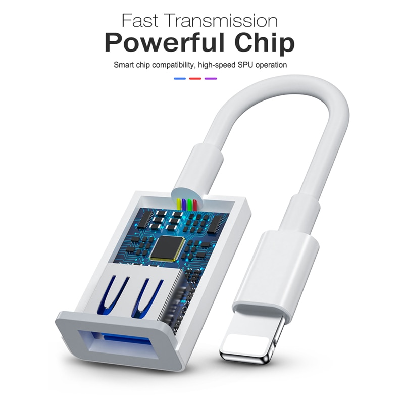 Đầu Đọc Thẻ Nhớ / Kết Nối Usb 3.0 / 13 / Iphone 5 / 6 / 7 / 8 / X / 11 / Ipad 3 / 4