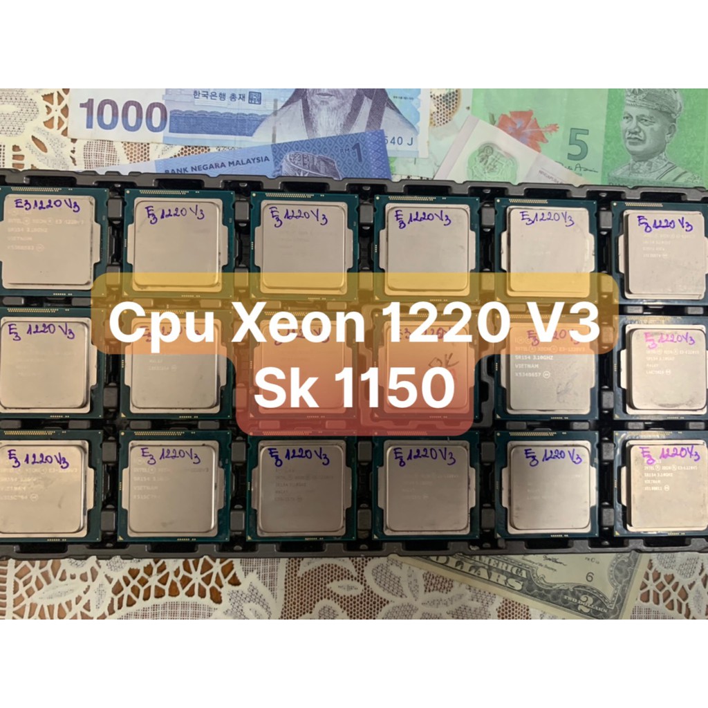 Bộ xử lý Cpu Intel® Xeon® E3-1220 v3 8M bộ nhớ đệm, 3,10 GHz- Vi Tính Bắc Hải