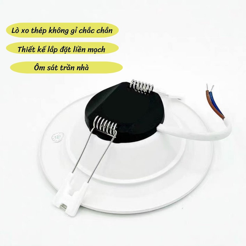 Đèn Led Âm Trần Đèn Led Ốp Trần 3 Màu Khác Nhau Siêu Mỏng Dễ Lắp Đặt Gia.dung.hoang.anh