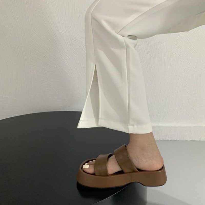 Dép xốp IELGY đế dày thoải mái phong cách Hàn Quốc