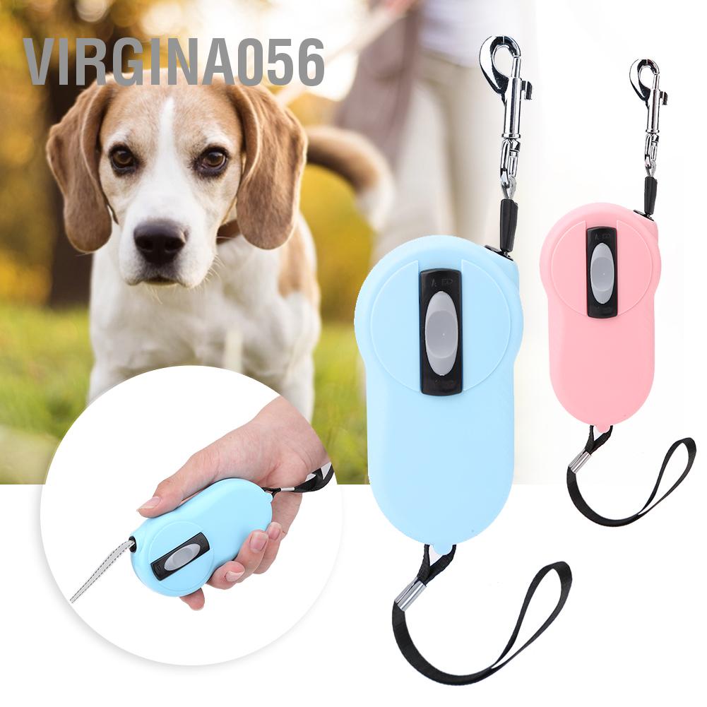 Virgina056 Virgina056 Dây xích cho chó có thể thu vào - Băng phản quang Nylon vật nuôi hạng nặng  Khóa giải phóng Tangle