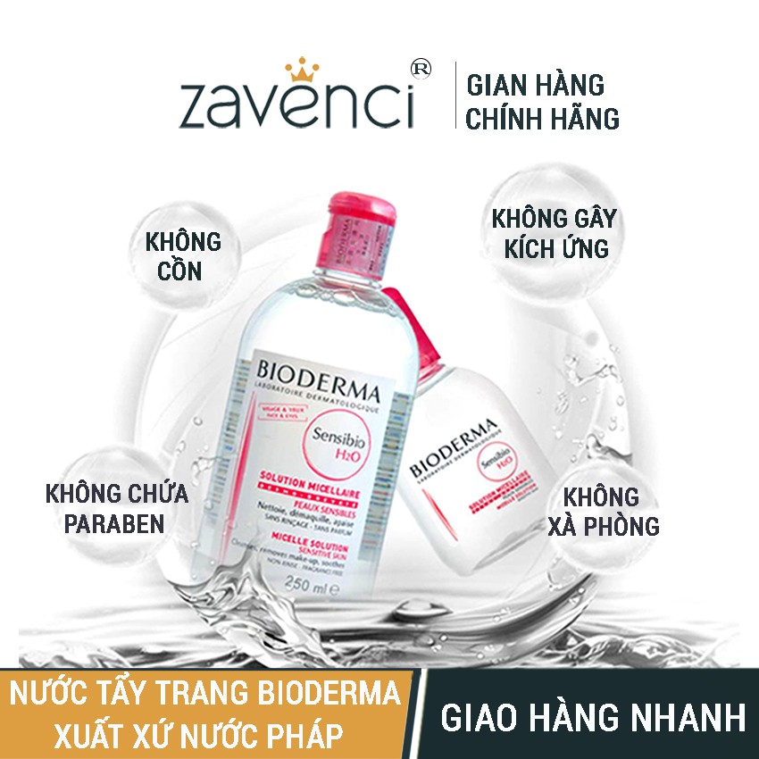 Nước Tẩy Trang TT09234475 BIODERMA Sensibio H2O Làm Sạch Da Không Cần Rửa Lại Với Nước (500ml) | BigBuy360 - bigbuy360.vn