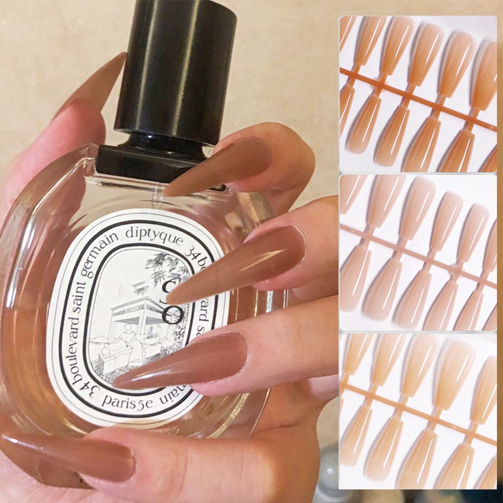 [Hàng mới về] Hộp 240 móng tay giả màu sắc xinh xắn làm đẹp cho nữ