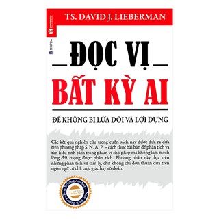 Mã BMBAU50 giảm 50K đơn 150K Sách - Đọc Vị Bất Kỳ Ai - Để Không Bị Lừa Dối