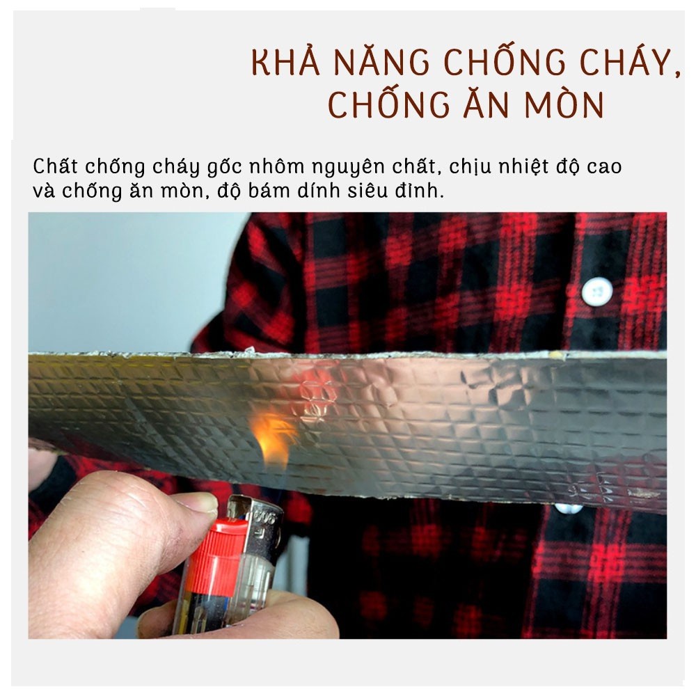 Cuộn 5 Mét Băng Keo Dán Rộng 5cm/10cm, Miếng Siêu Dính, Chống Thấm Nước, Keo Chống Dột