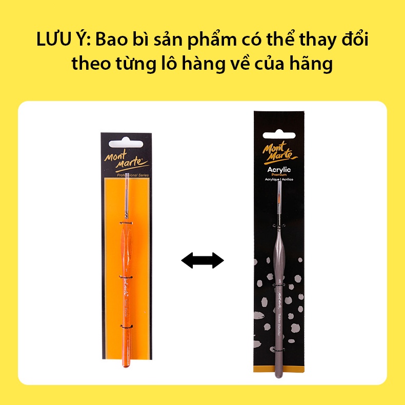 Cọ Đi Nét Artist Taklon Detailer/ Liner Mont Marte - Artist Brush Taklon Detailer/ Liner