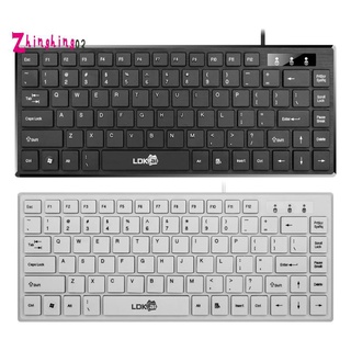 Bàn phím có dây ldkai xkb-02 87 phím màu đen tiện dụng cho văn phòng